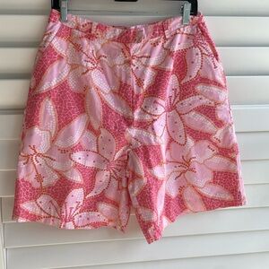 Lilly Pulitzer Pink Floral Women's Shorts